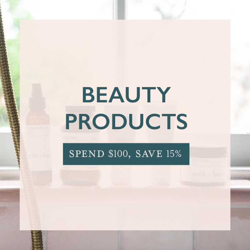 Beauty Products — Spend $100, Save 15%