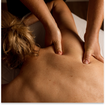lady getting a massage